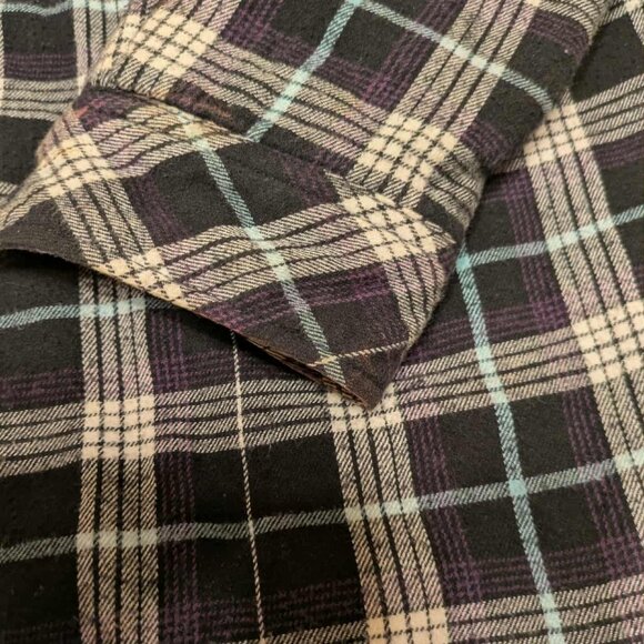 Boston Traders  Mens Large Hooded Fleece Lined Plaid Shirt Jacket Pullover - Picture 5 of 8